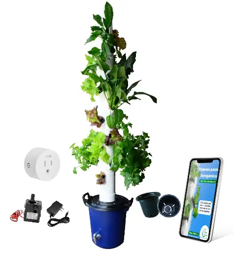 TORRE HIDROPONICA 24 PLANTAS
